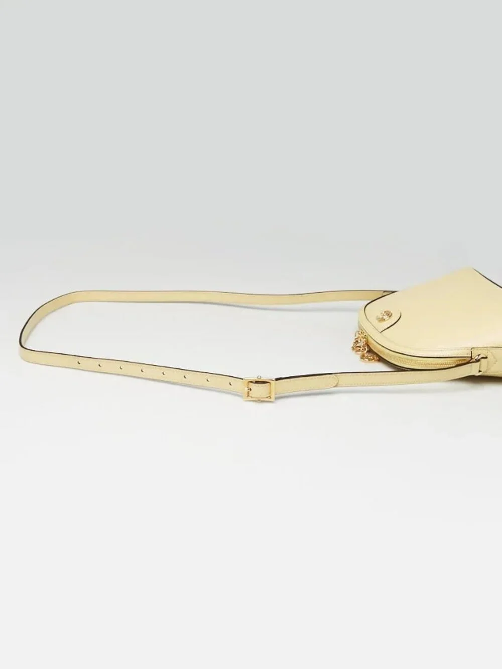 Gucci Yellow Leather Small Ophidia Crossbody Bag - Picture 6 of 9